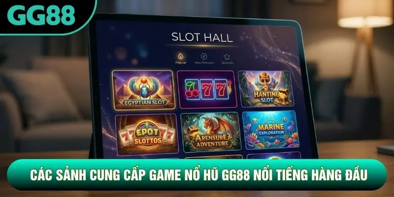 Các sảnh cung cấp game nổ hũ GG88 nổi tiếng hàng đầu Các sảnh cung cấp game nổ hũ GG88 nổi tiếng hàng đầu