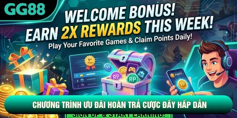 Chương trình ưu đãi hoàn trả cược đầy hấp dẫn Chương trình ưu đãi hoàn trả cược đầy hấp dẫn