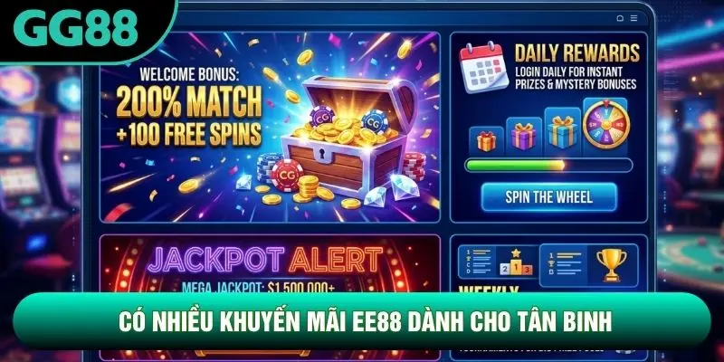 Có nhiều khuyến mãi GG88 dành cho tân binh Có nhiều khuyến mãi GG88 dành cho tân binh
