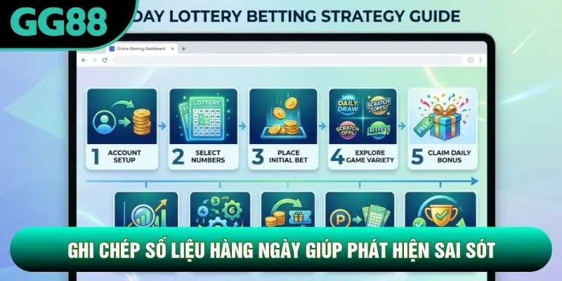 Ghi chép số liệu hàng ngày giúp phát hiện sai sót