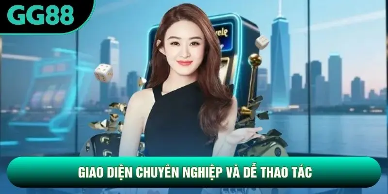 Giao diện chuyên nghiệp và dễ thao tác