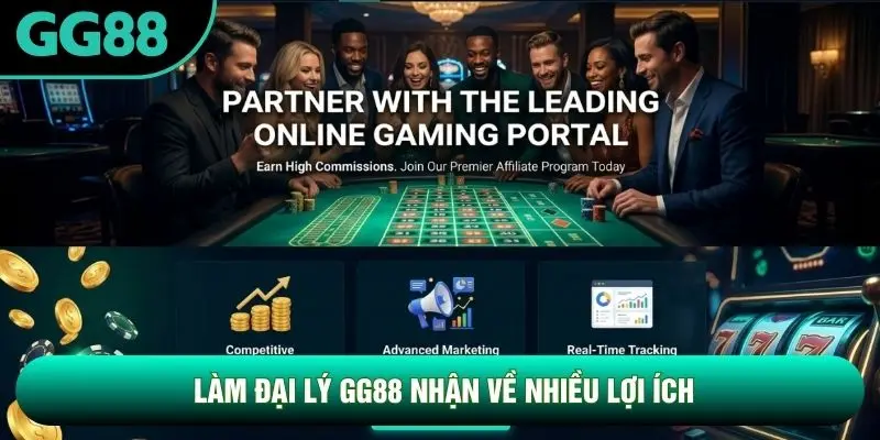 Làm đại lý GG88 nhận về nhiều lợi ích
