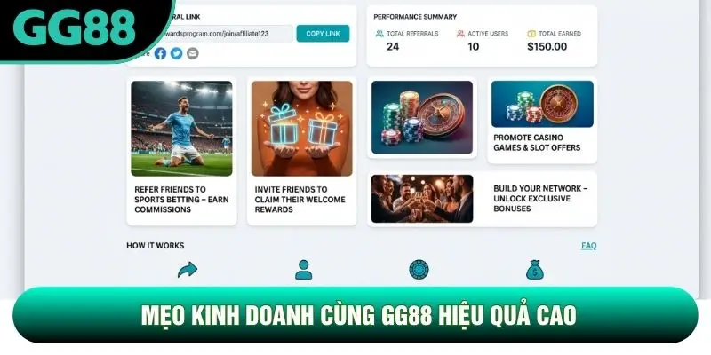 Mẹo kinh doanh cùng GG88 hiệu quả cao