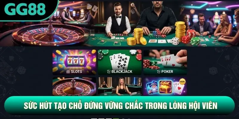 Sức hút tạo chỗ đứng vững chắc trong lòng hội viên